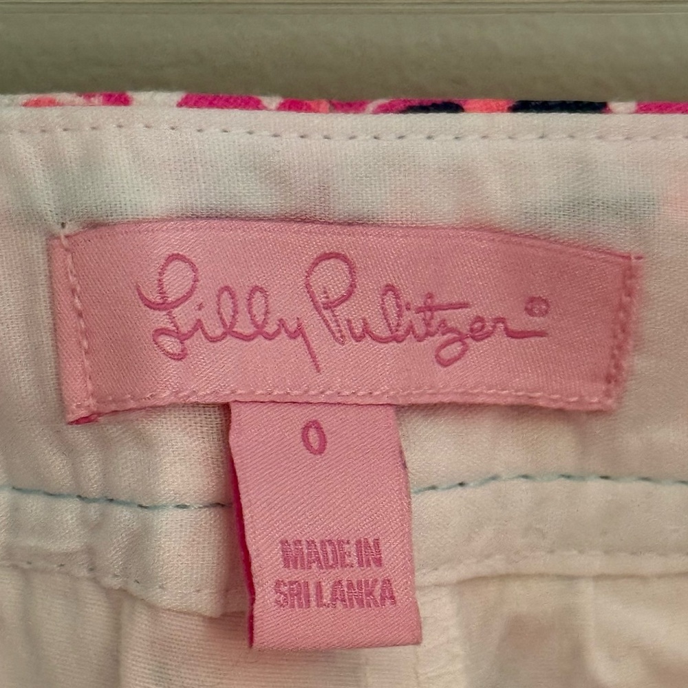 Lilly Pulitzer Lorelie Skort Serene Blue/Pink Size 0 - Picture 7 of 10